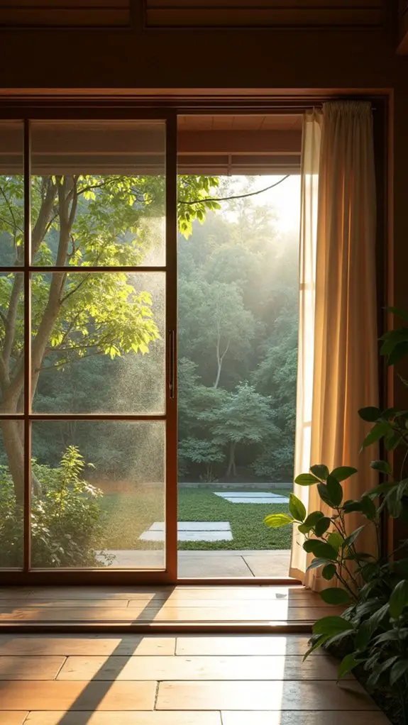 tranquil indoor outdoor integration