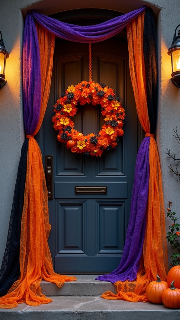 transformative halloween fabric decor