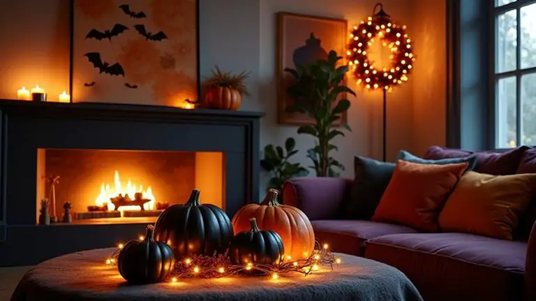 trendy indoor halloween decor