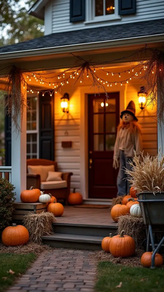 twinkling lights create ambiance