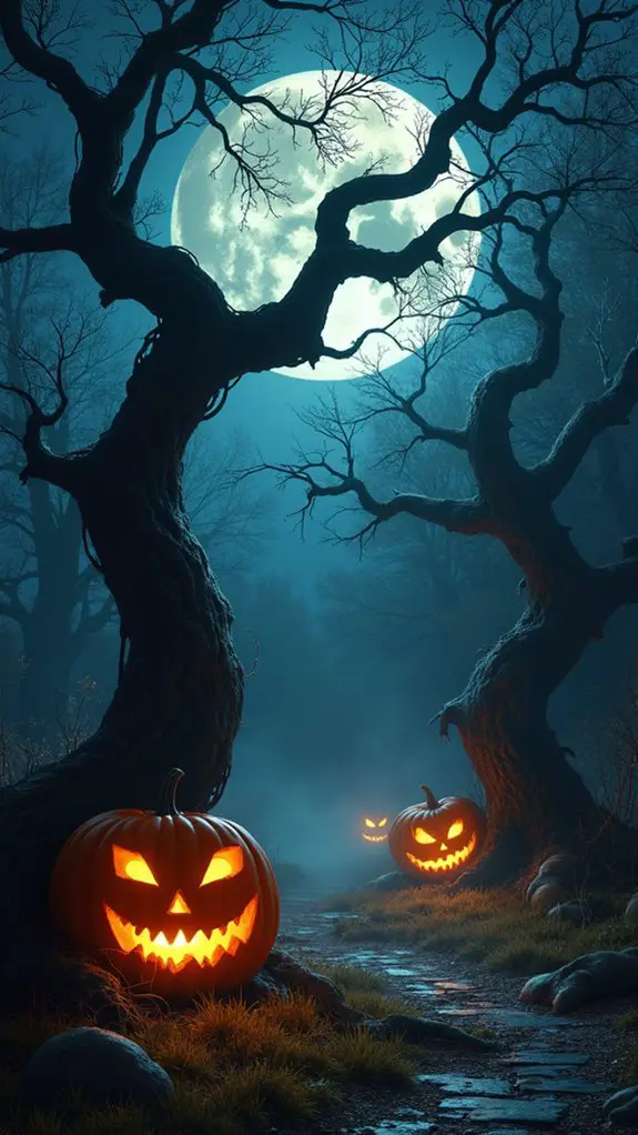 twisted trees create atmosphere