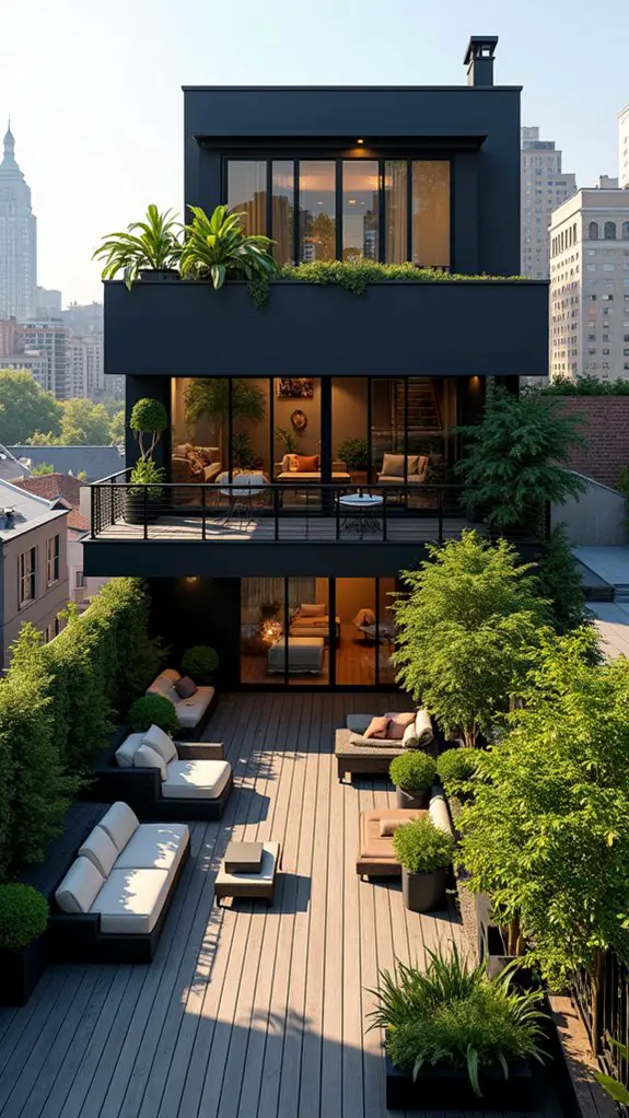 urban sanctuary with greenery
