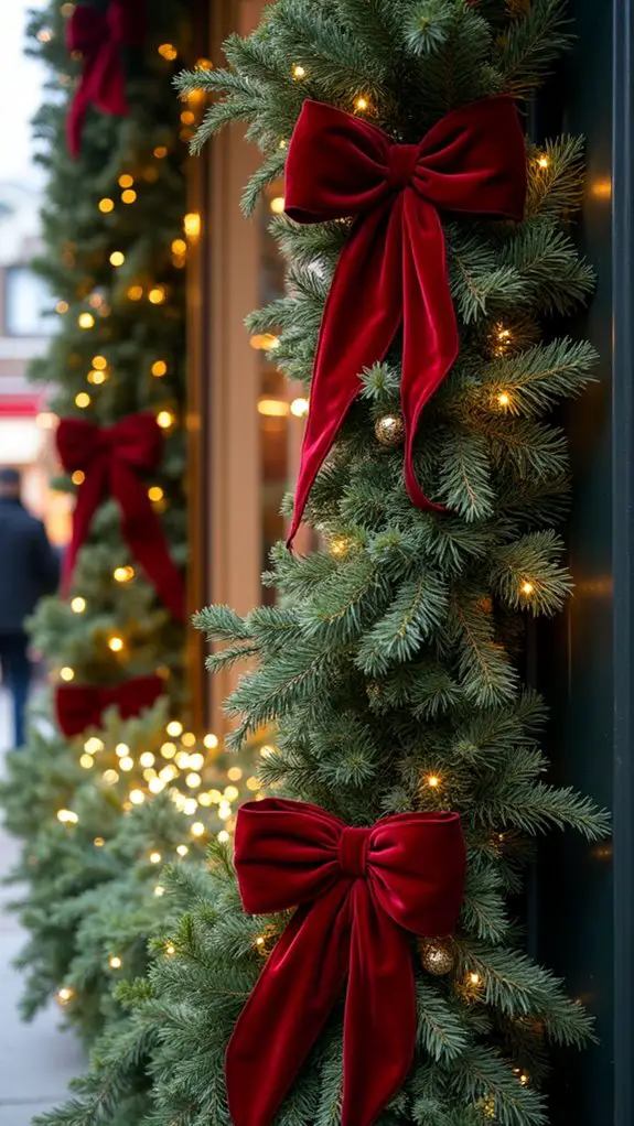 velvet ribbons enhance sophistication