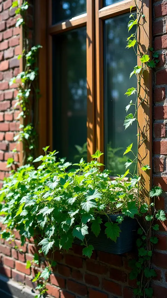 vertical garden window boxes