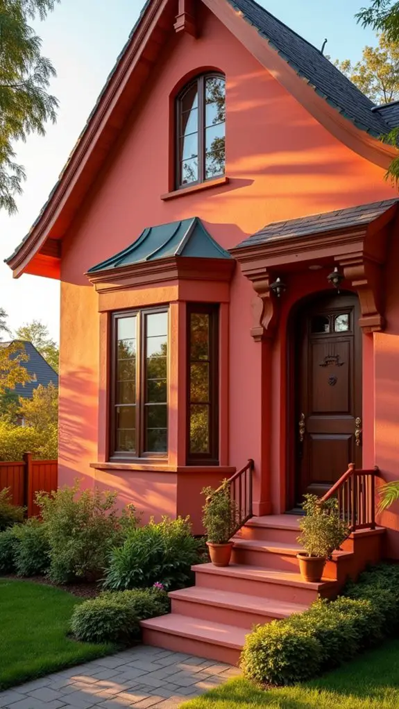 vibrant coral home accent