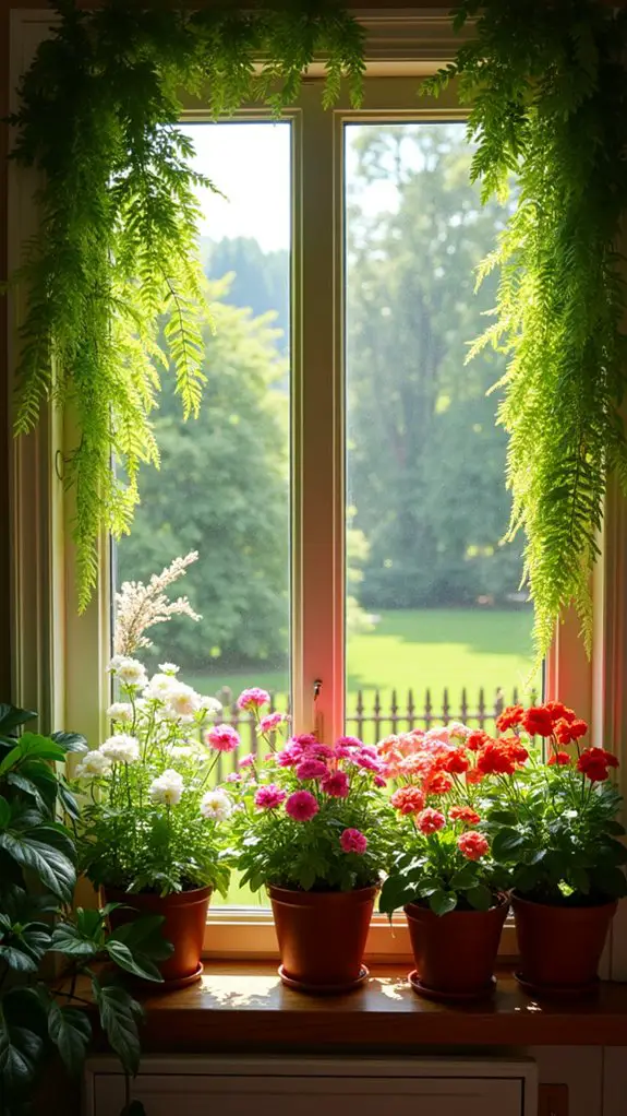 vibrant plants enhance home