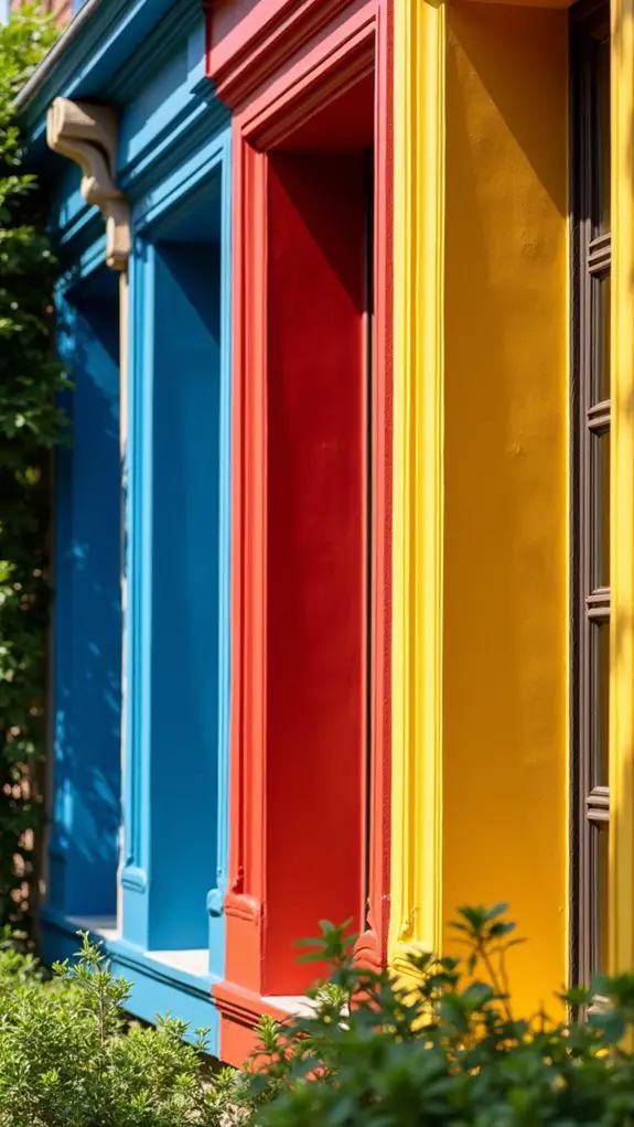 vibrant statement window frames