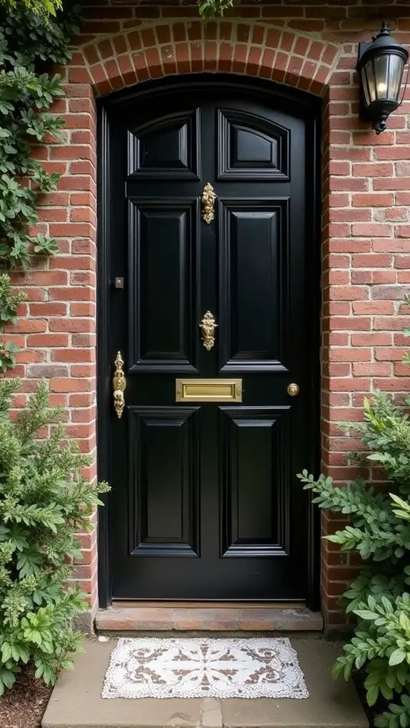 vintage door with antique finishes