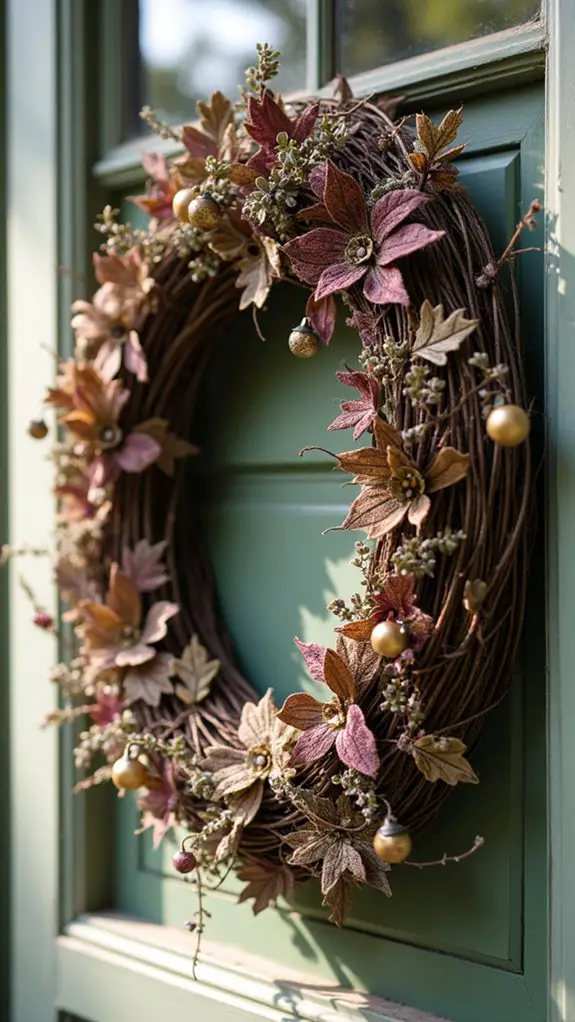 vintage wreaths with nostalgia