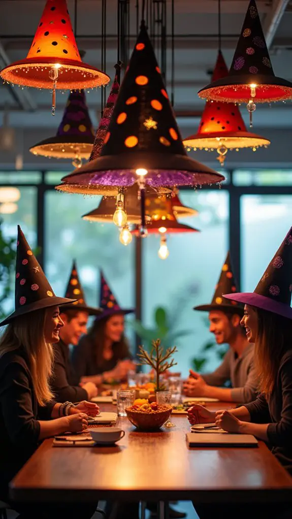 wacky witch hats decor
