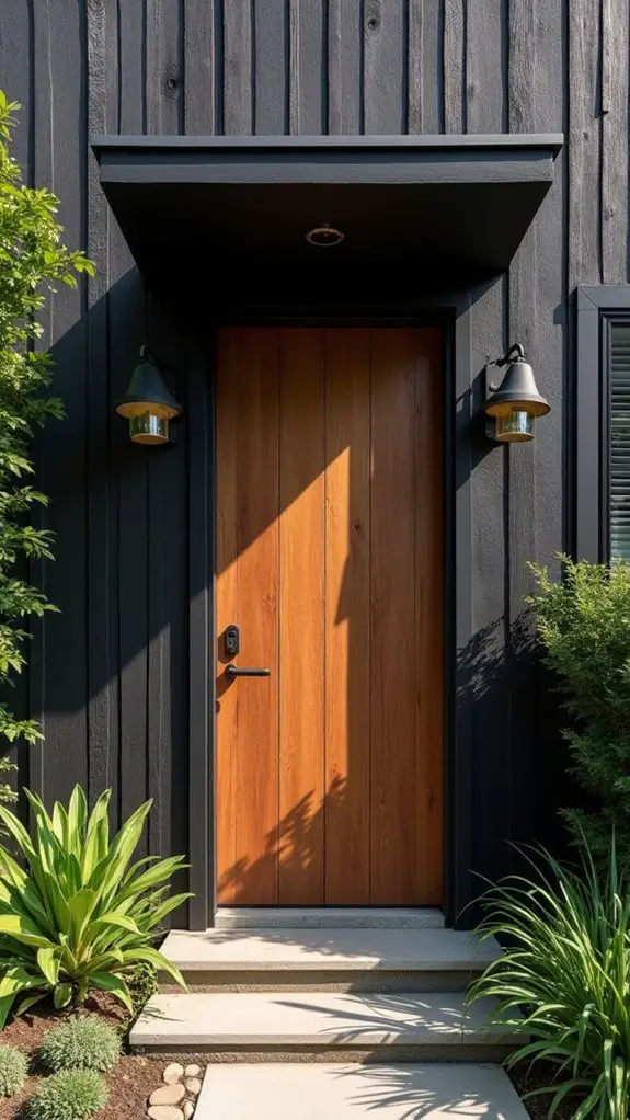 warm earthy entrance vibe