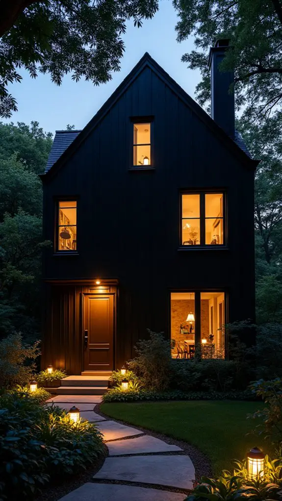 warm inviting outdoor lighting