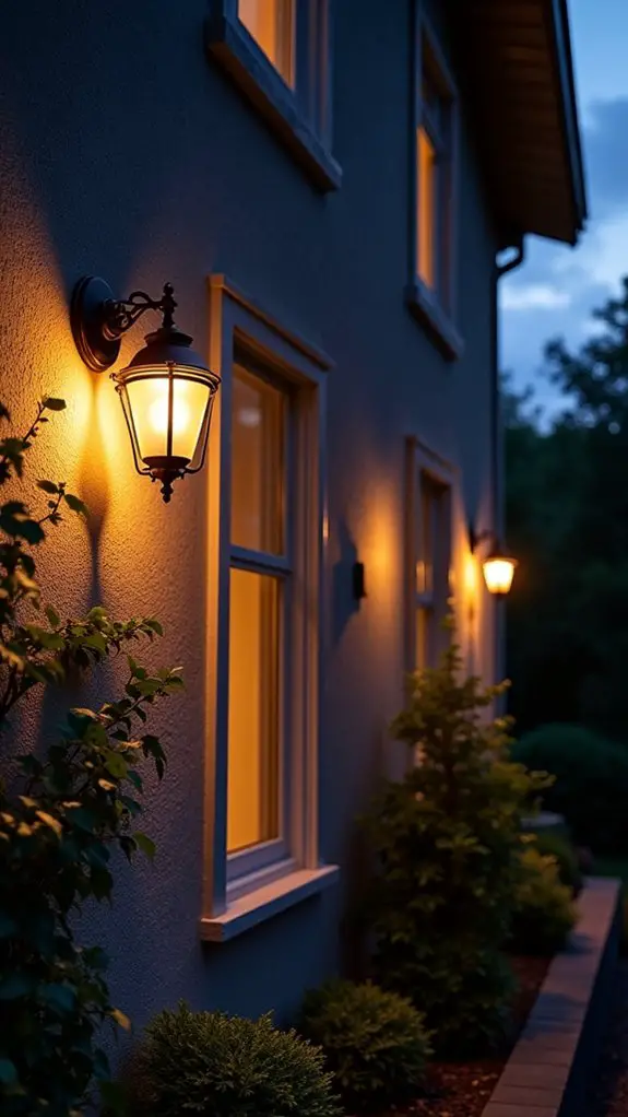warm inviting window lighting