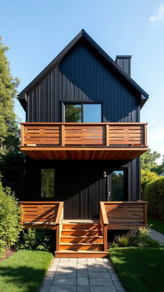 warmth sophistication black house