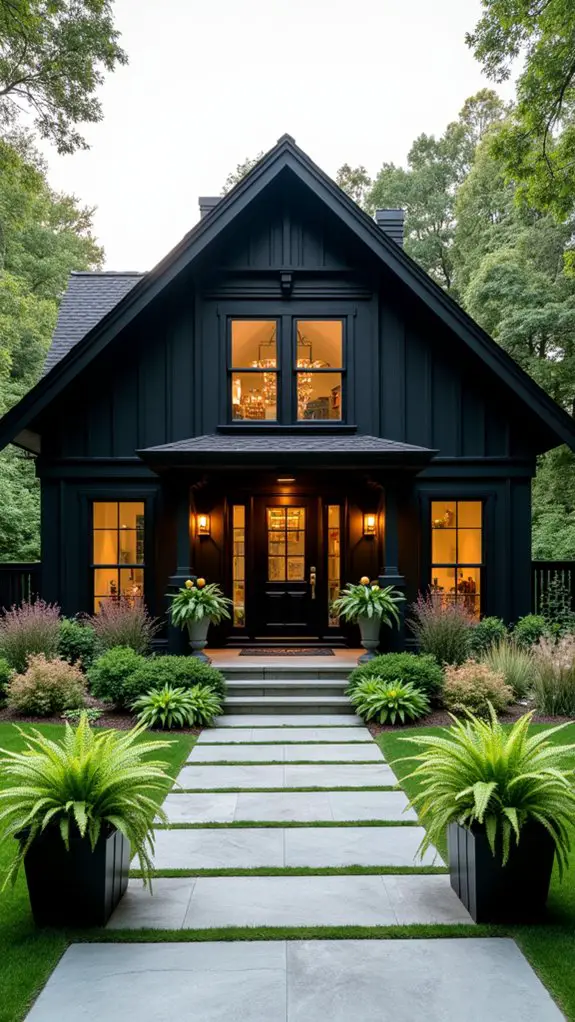 welcoming stylish entryway design