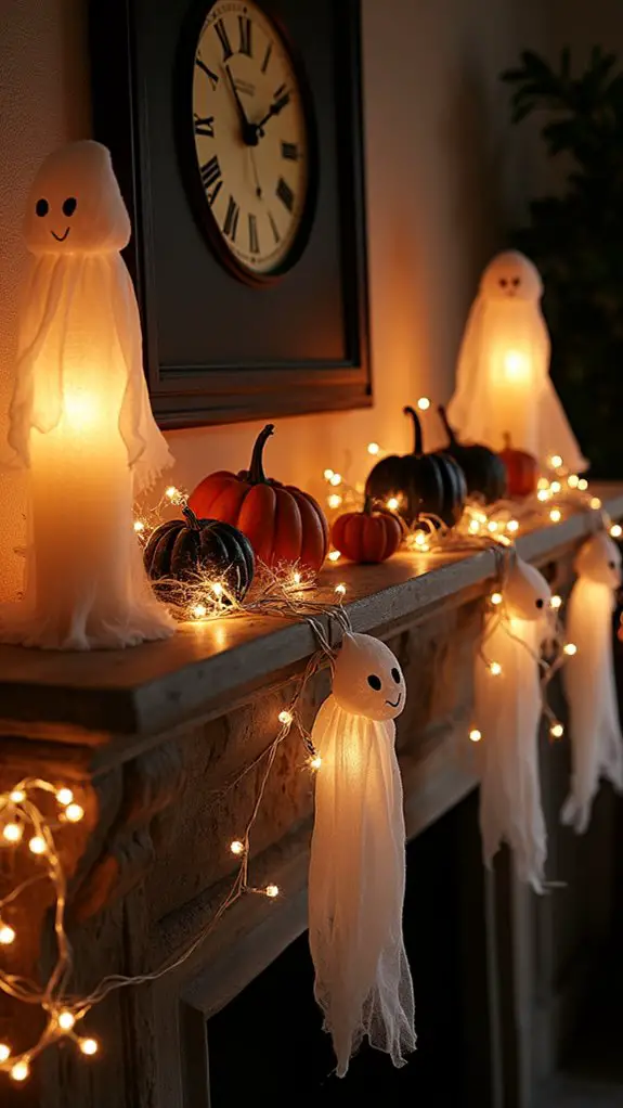 whimsical ghost garlands charm