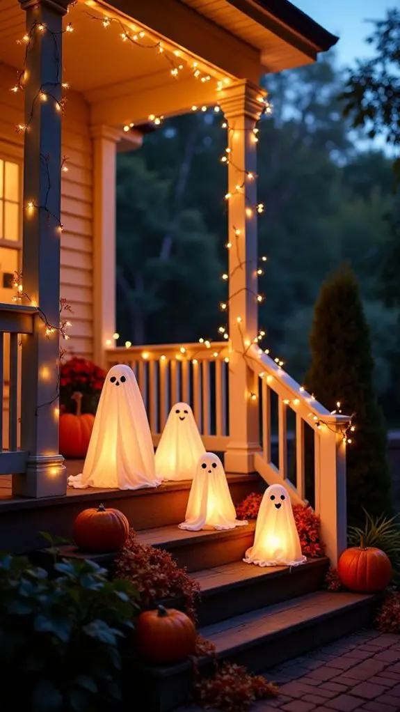 whimsical ghost lantern decorations