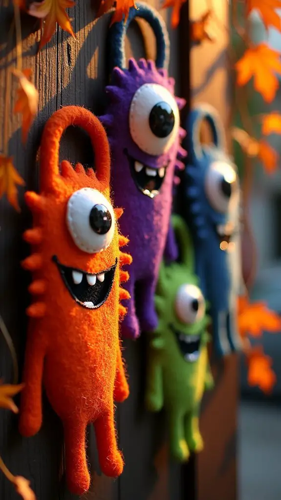 whimsical halloween door hangers