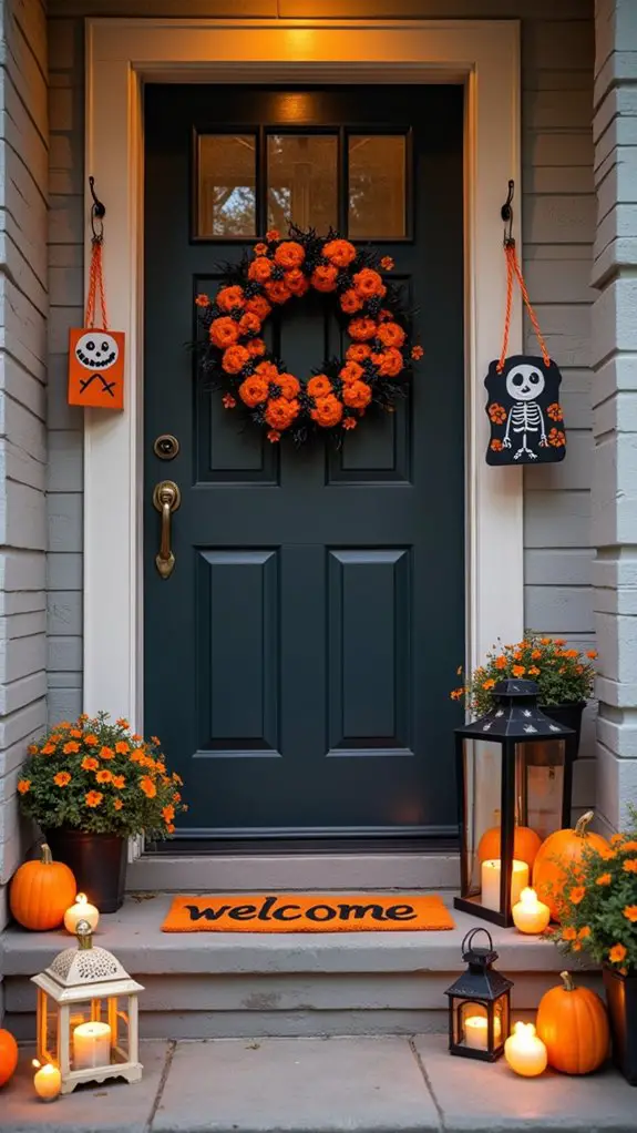 whimsical halloween door hangers