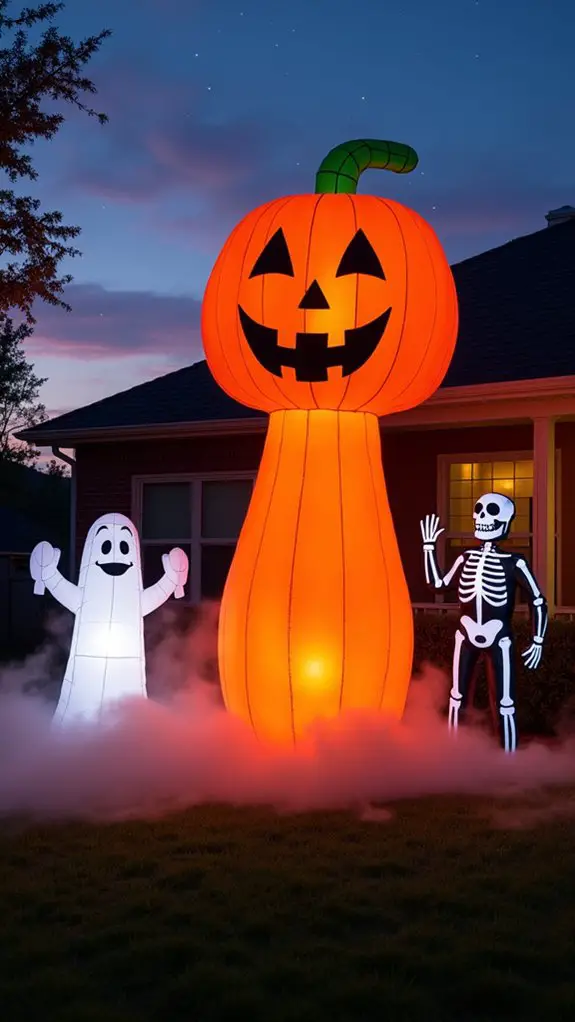 whimsical halloween inflatable decorations