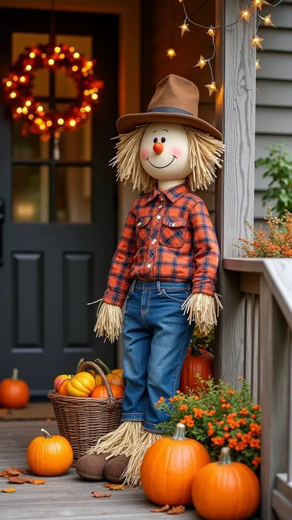 whimsical halloween porch decor