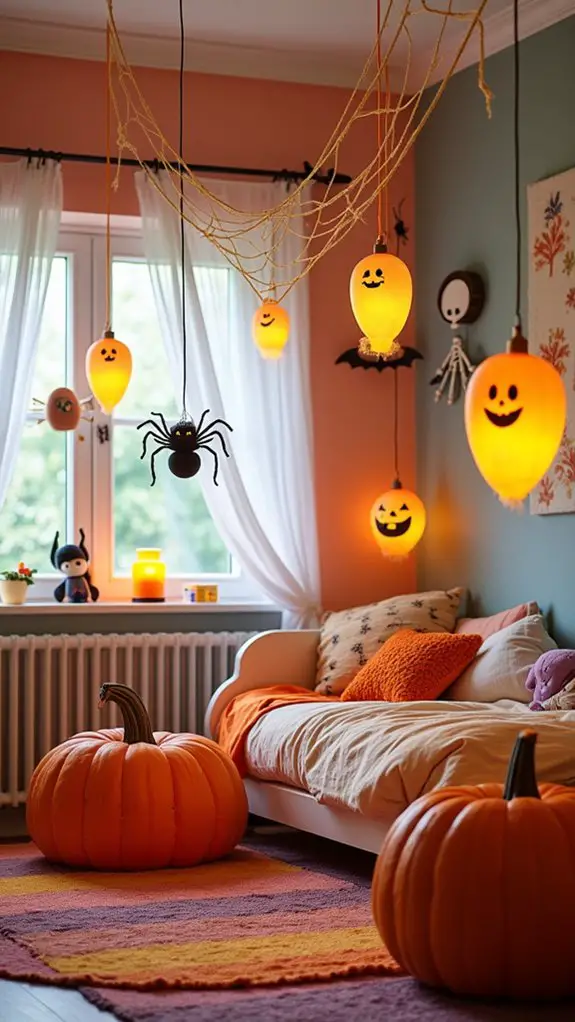 whimsical halloween room decor