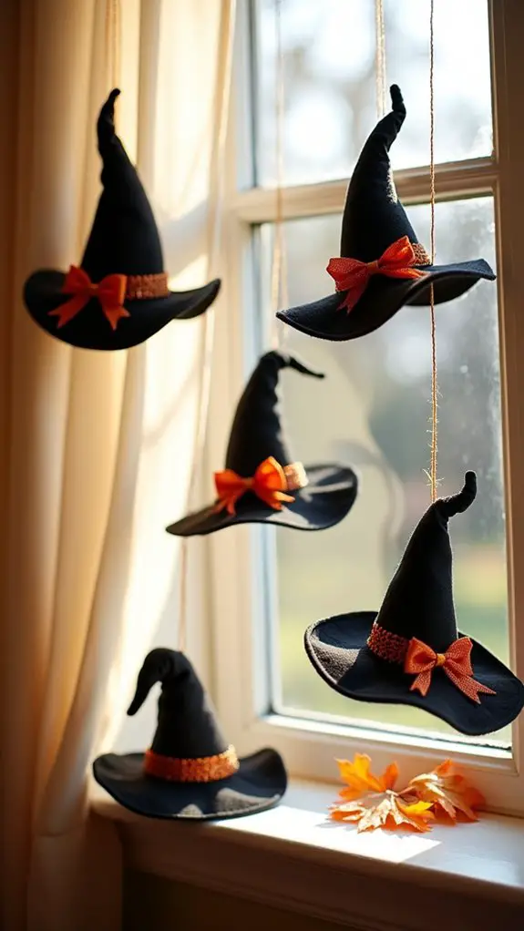 whimsical halloween window displays
