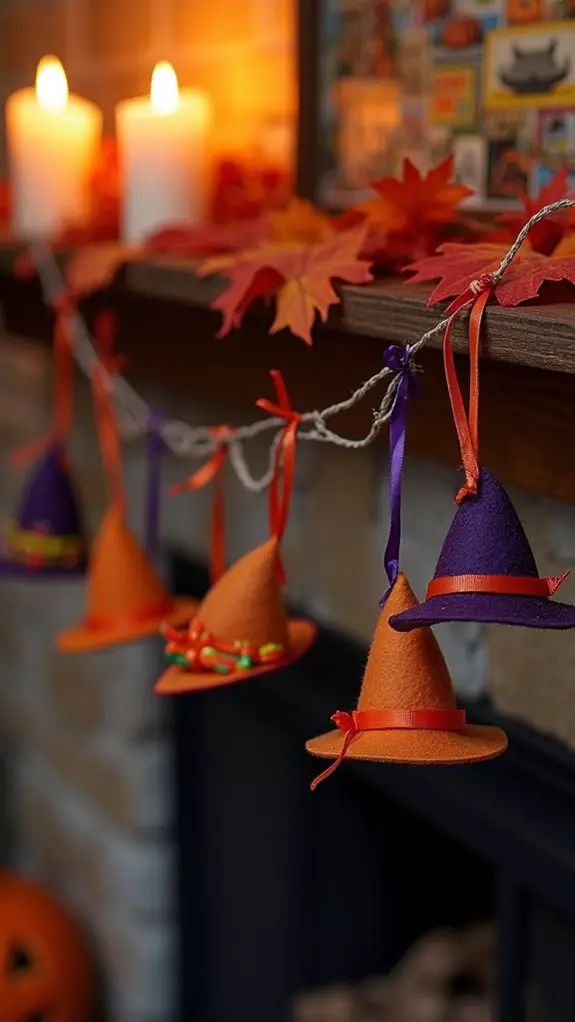 whimsical halloween witch garland