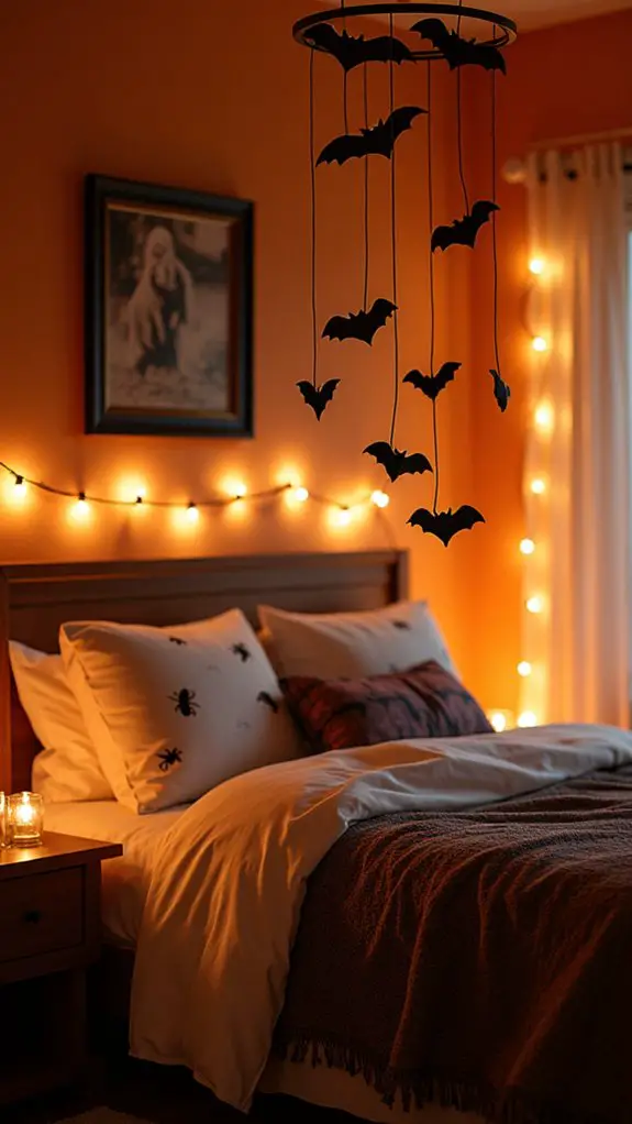 whimsical hanging bat decorations