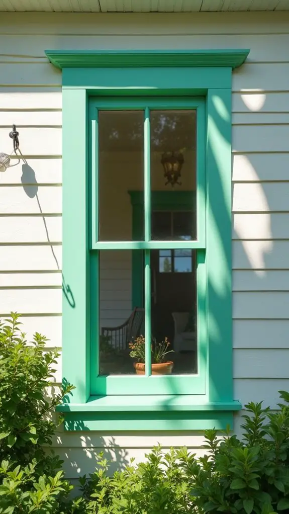 whimsical mint green trim