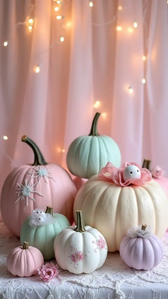whimsical pastel halloween decorations
