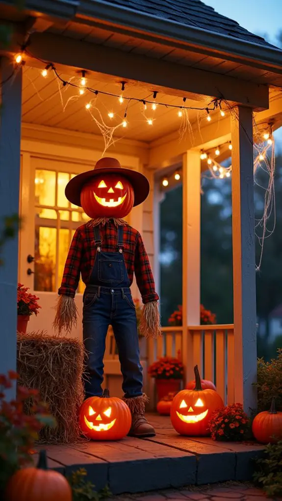 whimsical rustic halloween decor