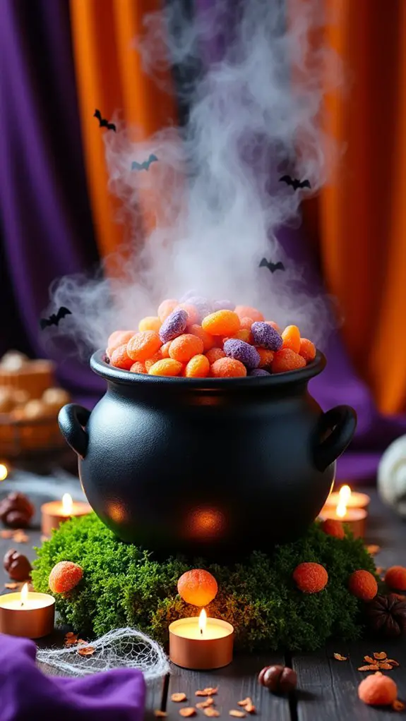 witch s cauldron with treats