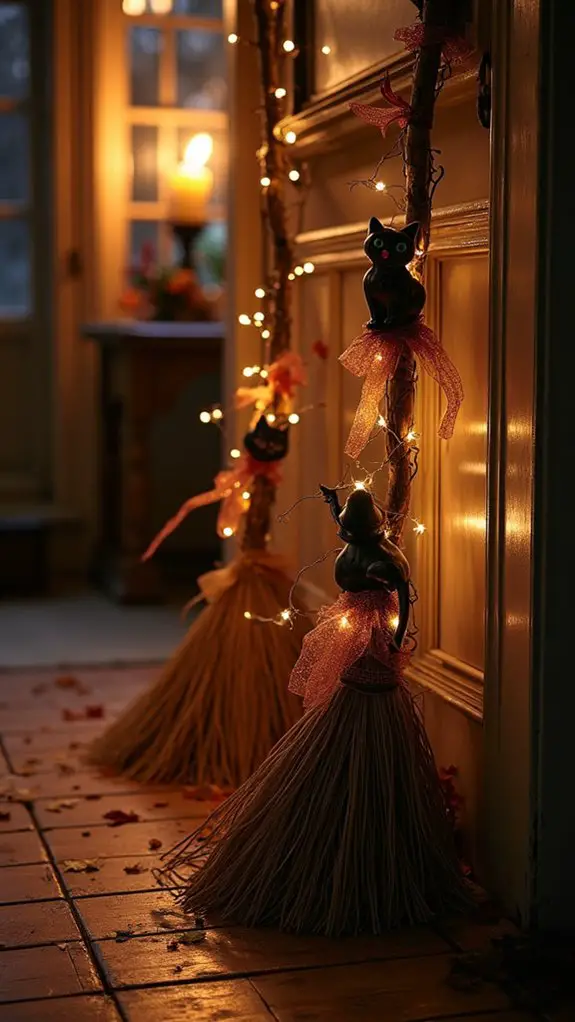 witchy broomstick home decor