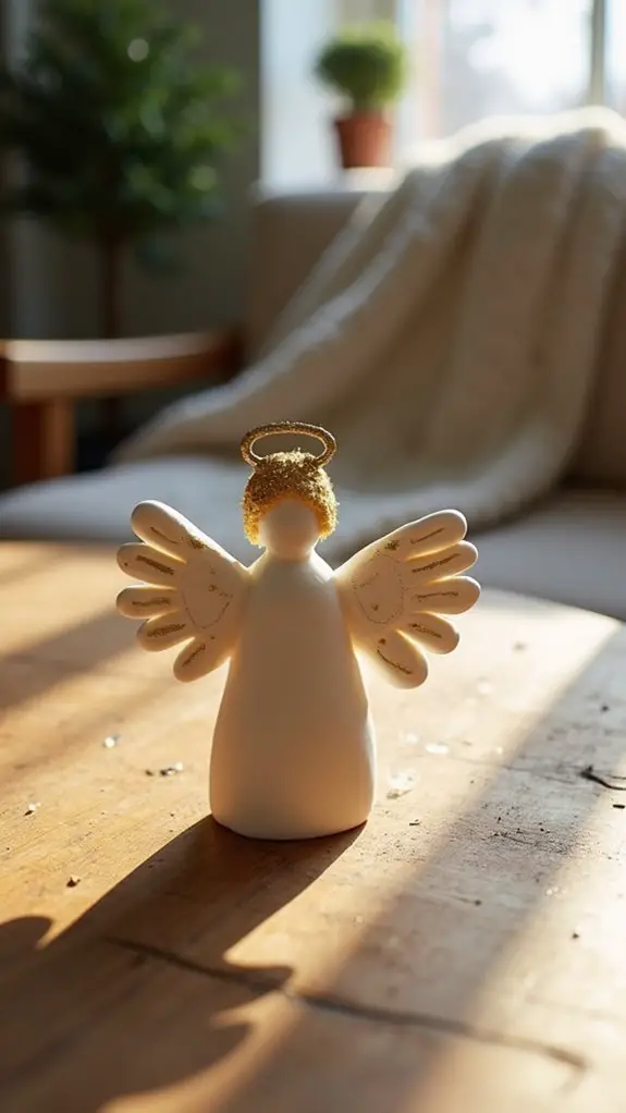 angel handprint keepsake ornament