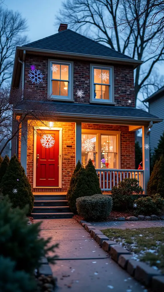 app controlled festive projections