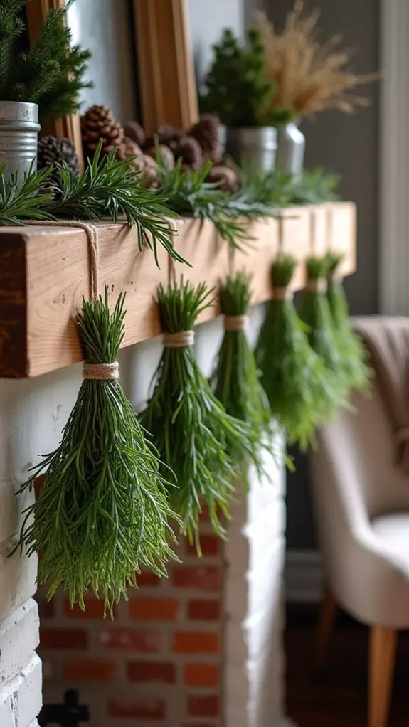 aromatic fresh herb bundles