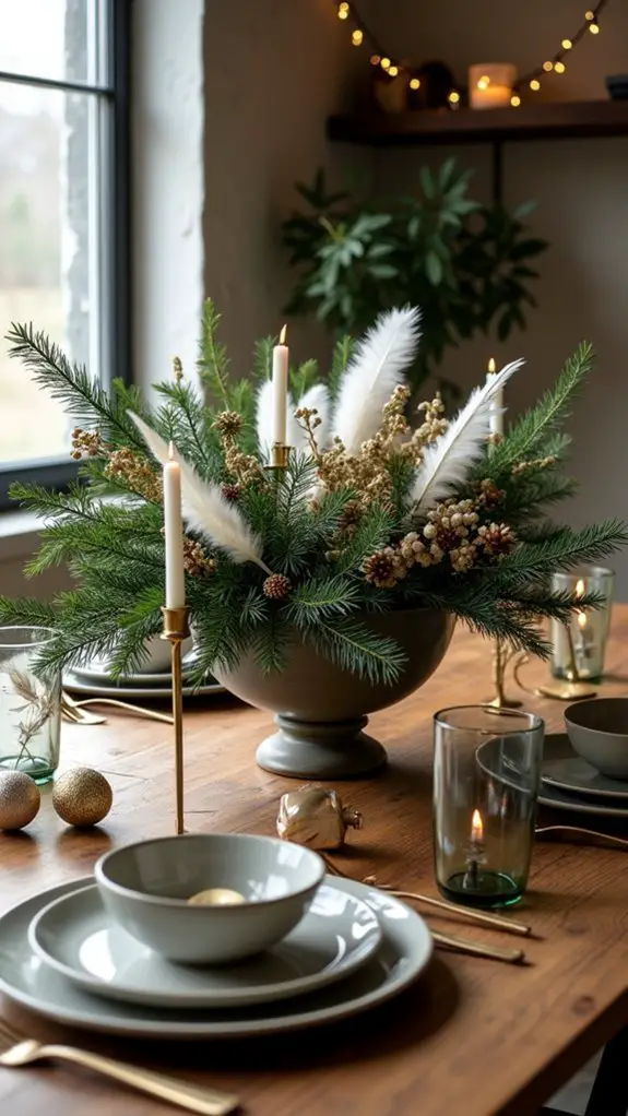 artistic centerpiece table decor