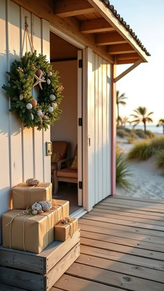 beach themed holiday gift boxes