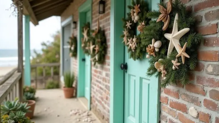 25 Coastal Christmas Wreath Ideas That Feel Like a Beachy Winter Getaway beachy winter wreath inspiration