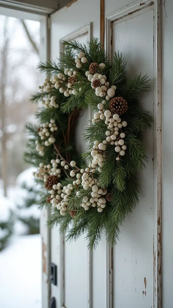 birch bark christmas wreaths