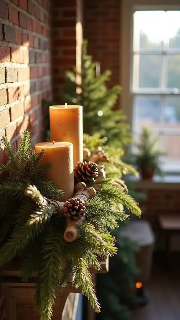 birch bark rustic decoration