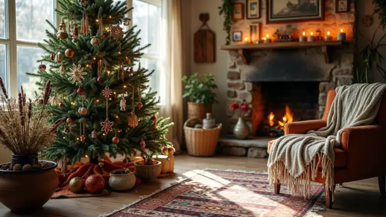 21 Boho Christmas Ornament Ideas That Radiate Free-Spirited Style bohemian inspired christmas decorations