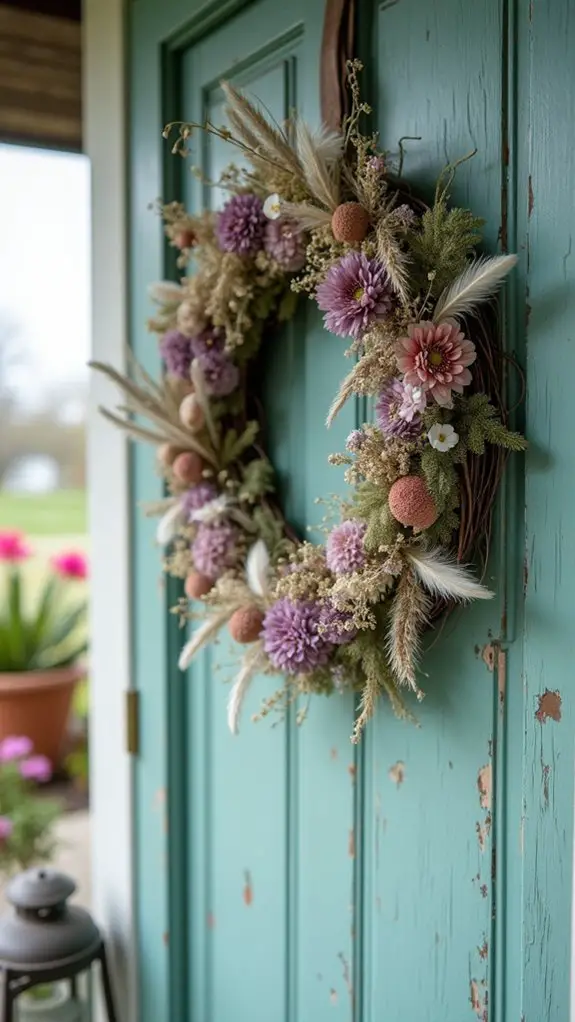 boho chic floral decor