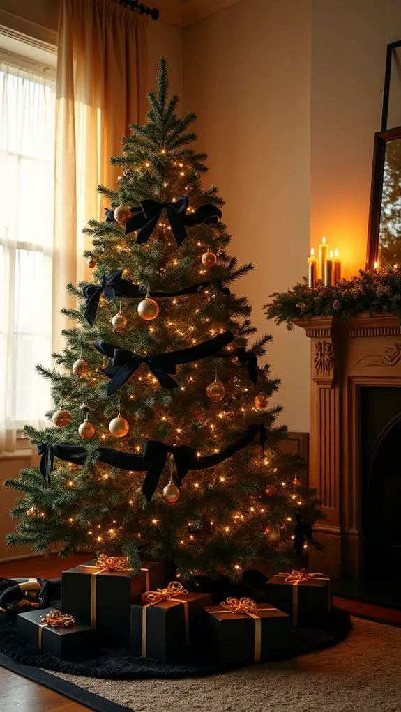 bold black and gold elegance