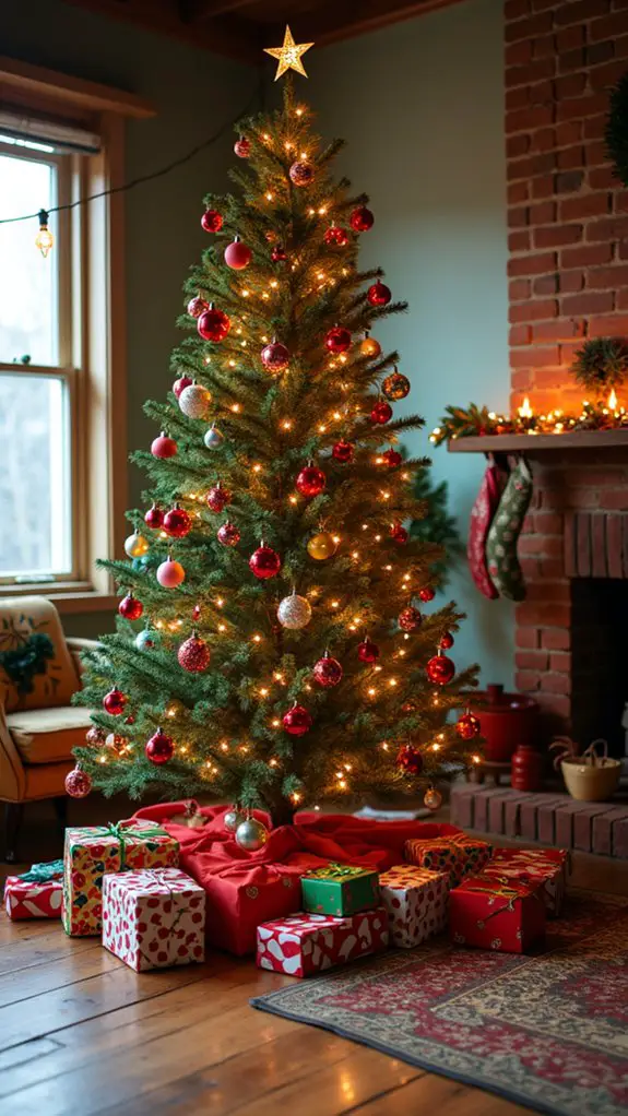 bold geometric holiday decor