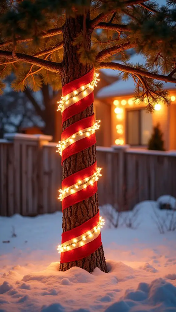 bold red and white wraps