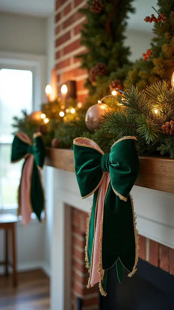 bold velvet ribbon bows