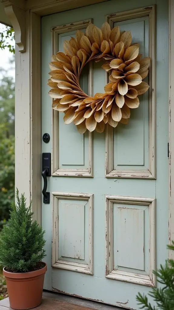 book page wreath decoration