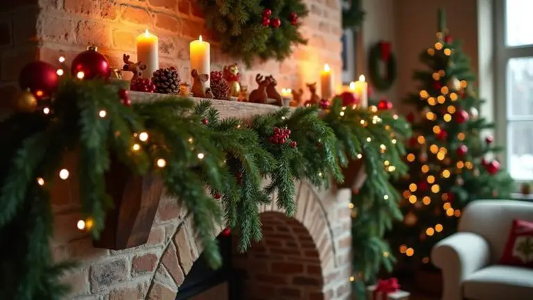 23 Festive Christmas Mantle Ideas That Instantly Brighten Your Living Room brighten your christmas mantle